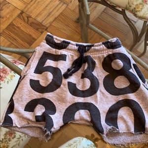 Nununu terry cotton shorts